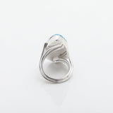 Teardrop Larimar Ring, Massiel