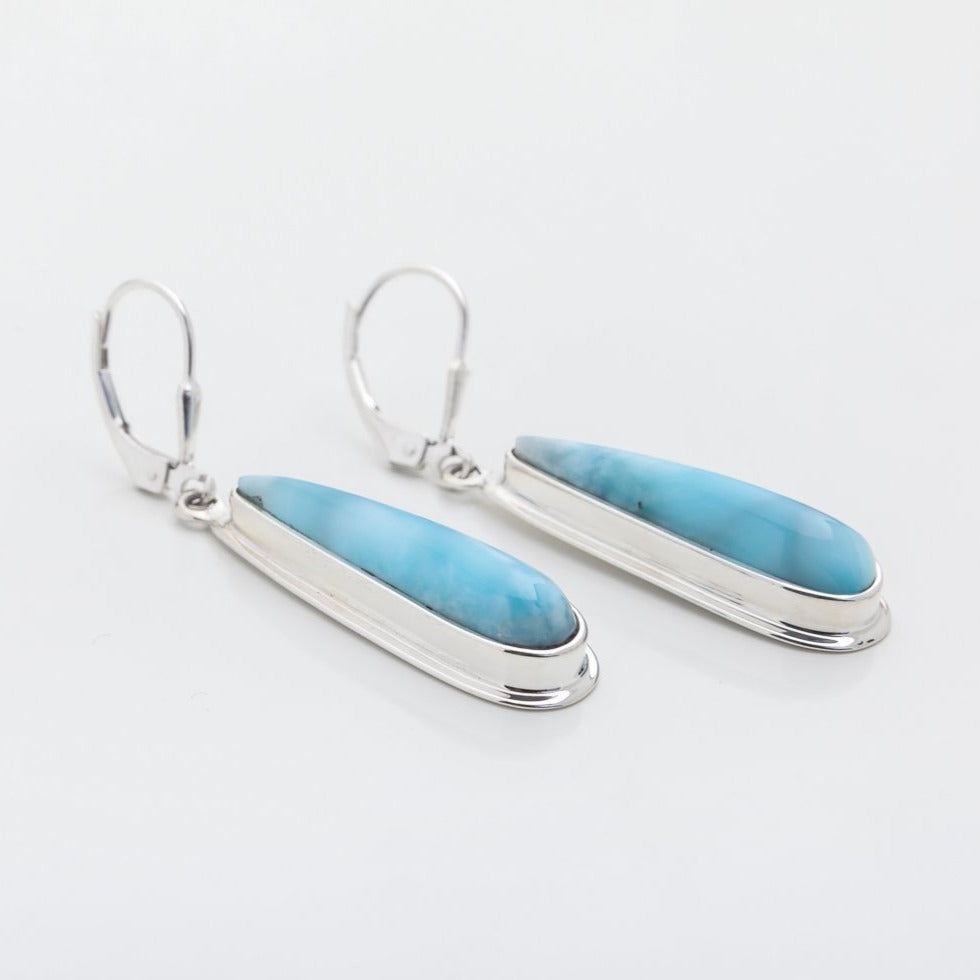 Larimar Earrings, Helen