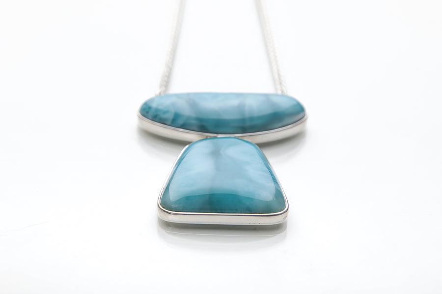 Larimar Necklace, Boldness