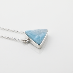 Larimar Triangle Necklace