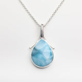 Larimar Heart Pendant Joyce