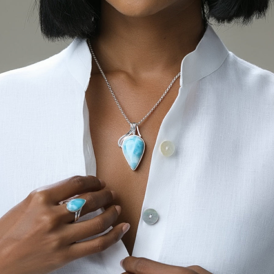 Larimar Pendant, Regan