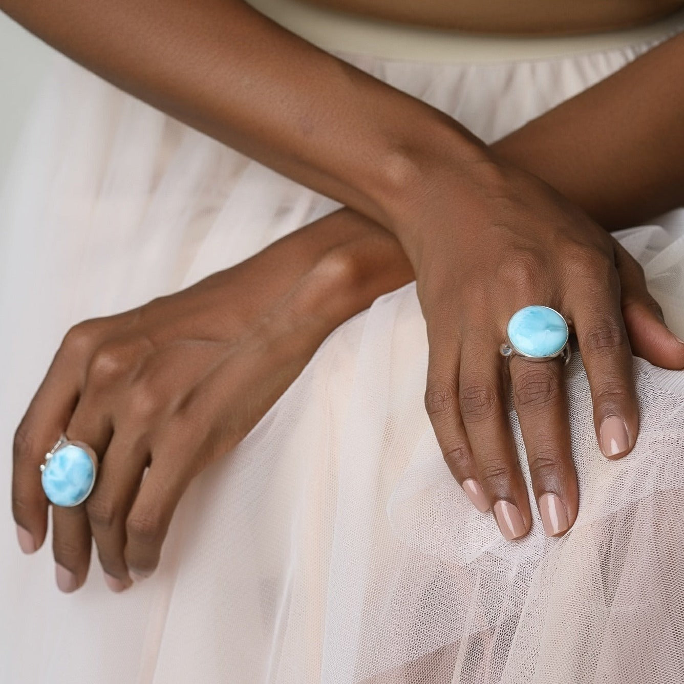 Larimar Ring Amalia