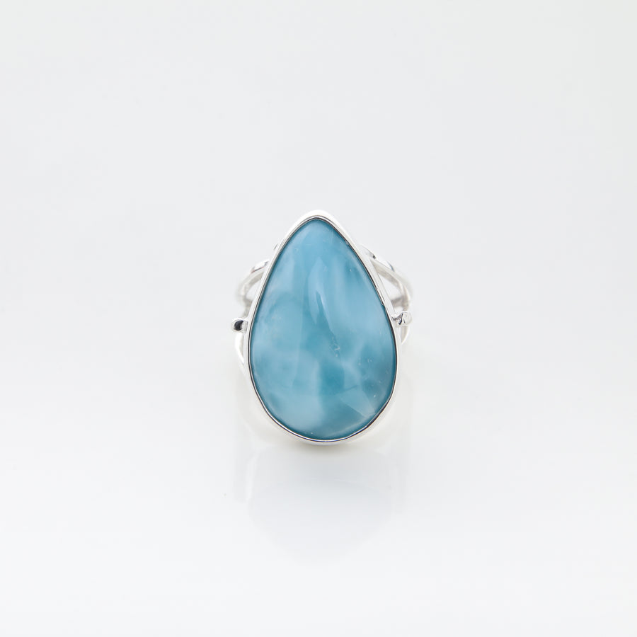 larimar ring sterling silver