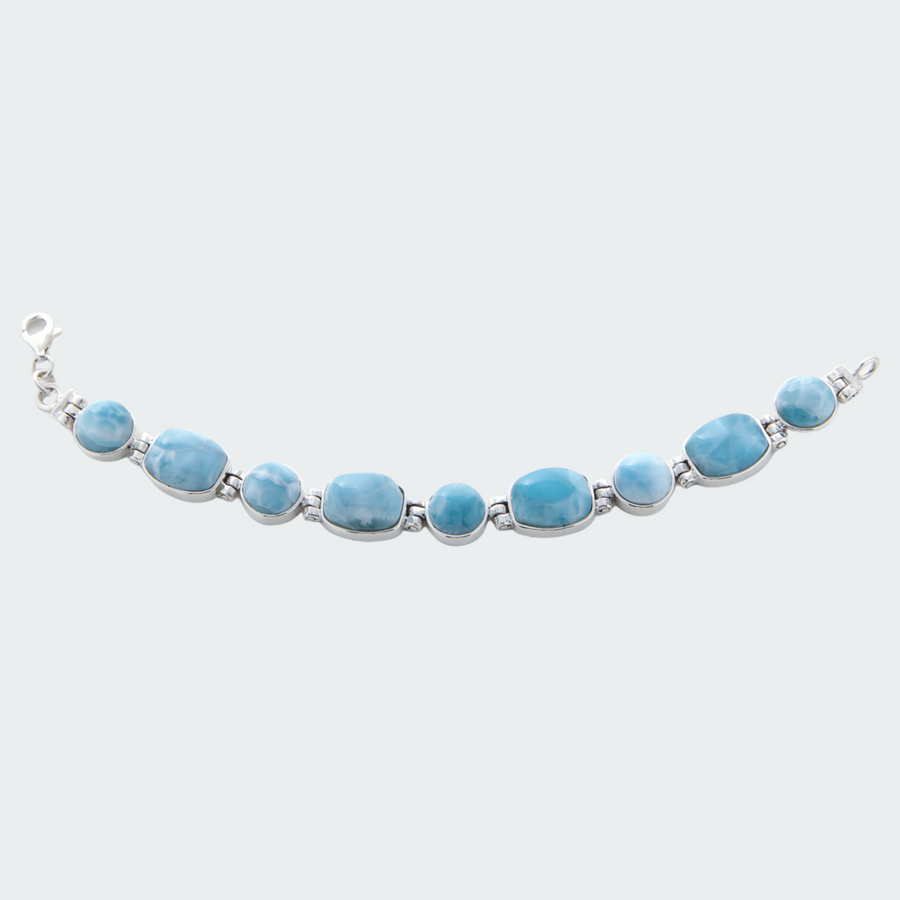 Larimar gemstone bracelet Elvira