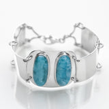 Larimar stones bracelet