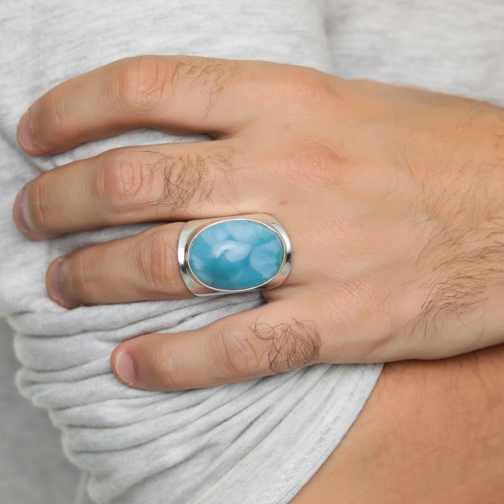 Larimar ring Thiago