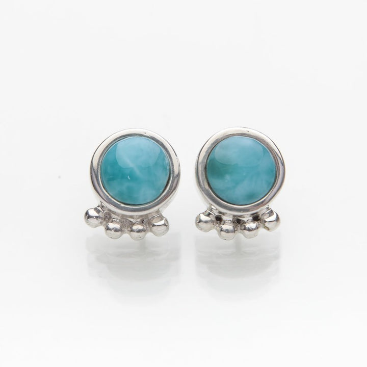 Larimar Stud Earrings, Marea