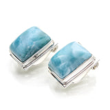 Larimar Clip On Earrings, Nova