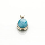 Larimar Gold Pendant, Krishna