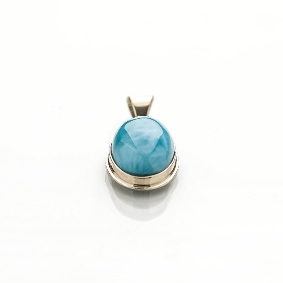 Larimar Gold Pendant, Krishna
