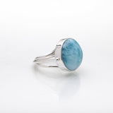 Round Larimar Ring, Efe