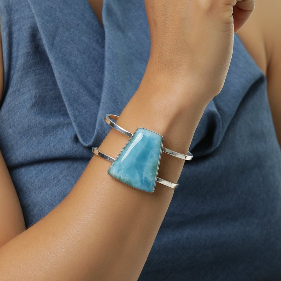 Larimar Cuff Bracelet, Revia