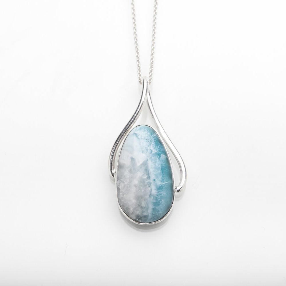 Larimar Pendant, CLOUD IV