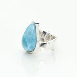 Teardrop Larimar Ring, Jessie