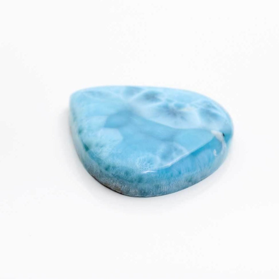 Beautiful Larimar Cabochon / Dominican Republic Larimar Cabochon / Oval Shape newest Cabochon / 31x20x4mm / 25Ct