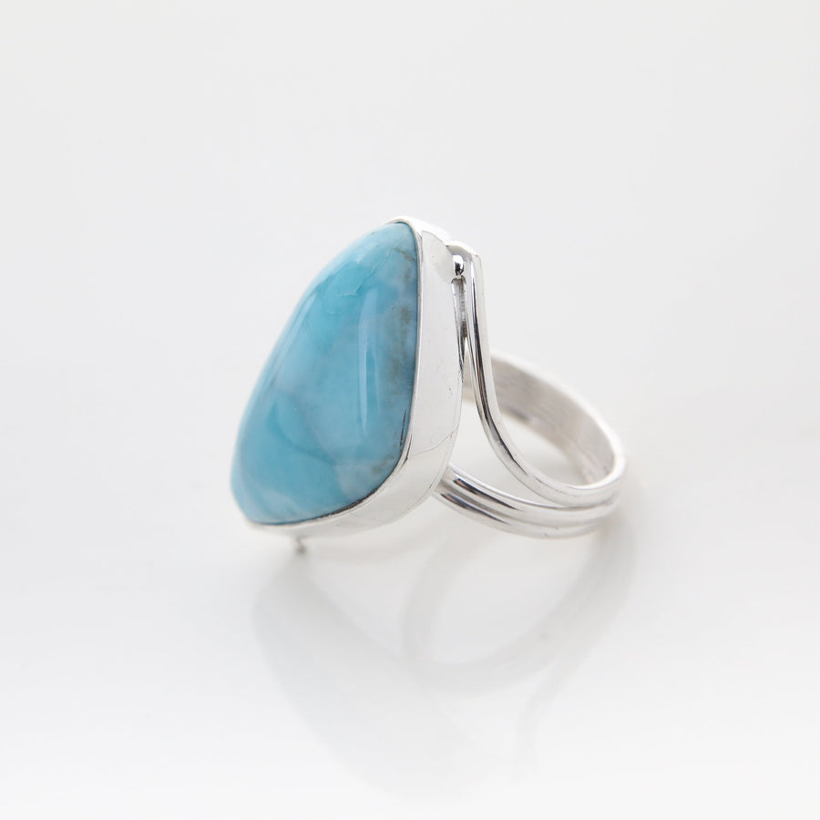 Larimar Freeform Ring Chiara